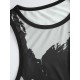 Slinky Figure Printed Mini Tank Dress